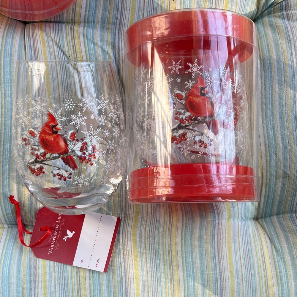 Stemless Wine Glass Set